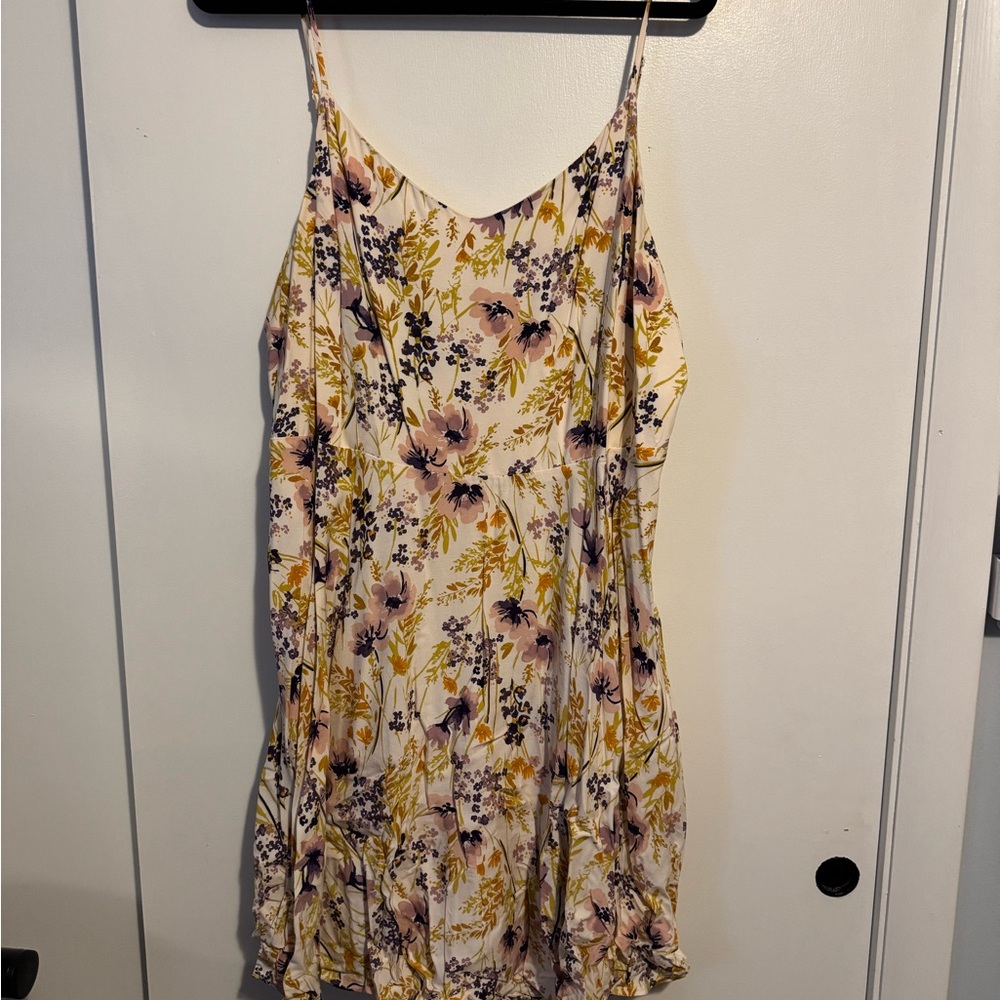 Old Navy Floral Print Dress with Spaghetti Straps